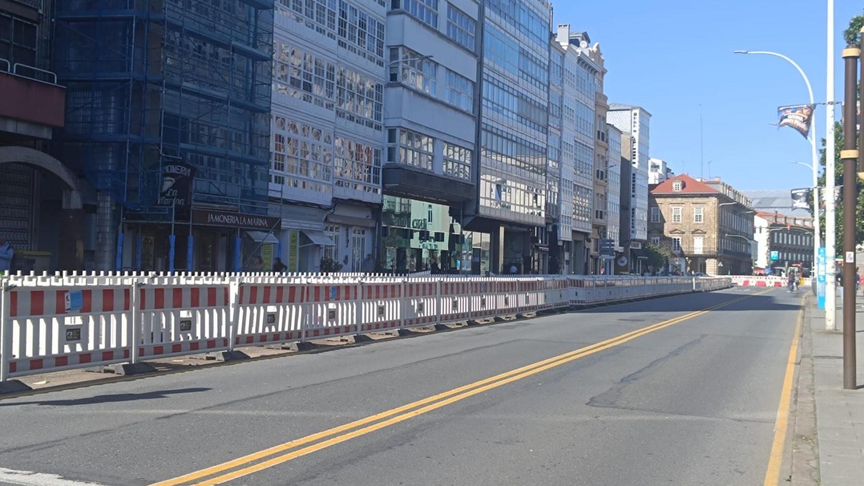 Las obras en los Cantones, en una imagen de archivo.