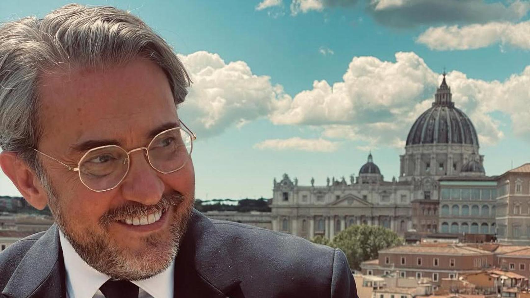 Máximo Huerta, en Roma. Foto publicada en su perfil de Instagram.