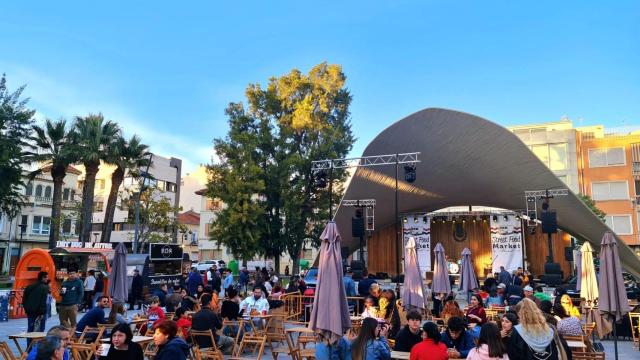 La plaza Castelar de Elda en una edición anterior de esta fiesta.