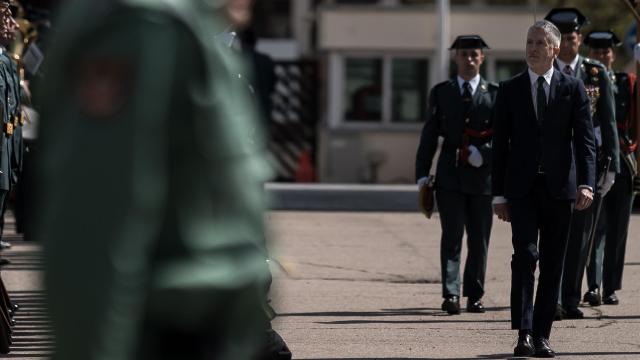 El ministro Marlaska, en el Colegio de Guardias Jóvenes Duque de Ahumada, días atrás.