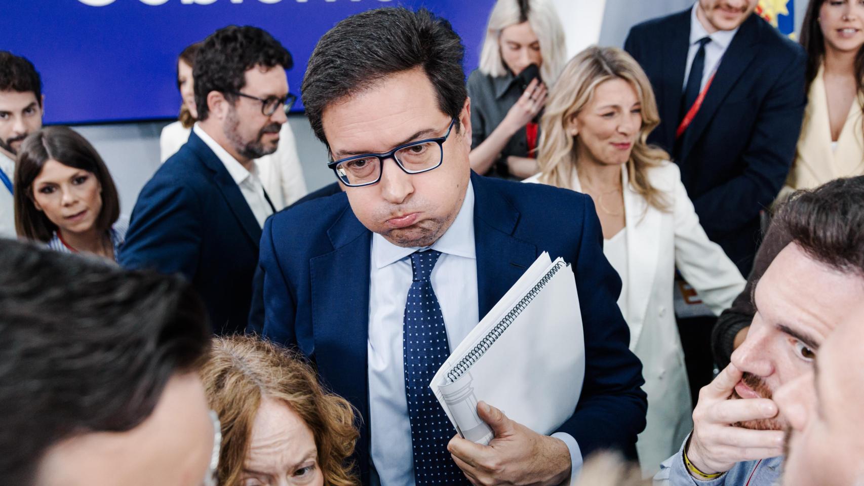 Óscar López, ministro de Función Pública.