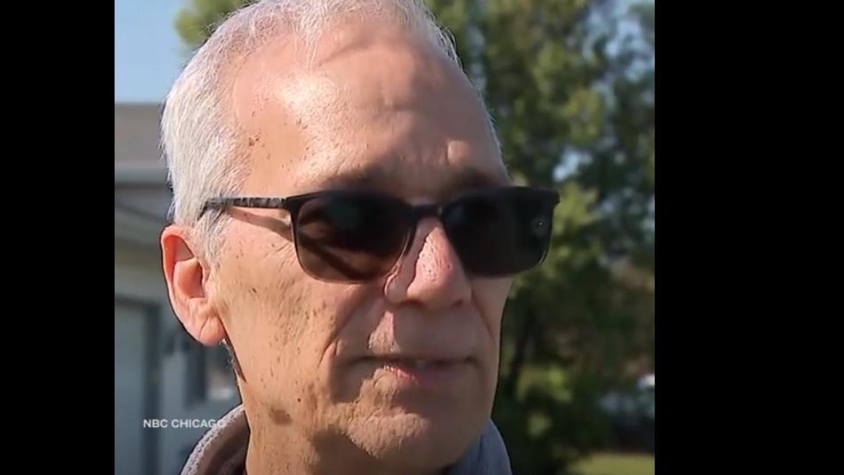 El hermano del Papa, John Prevost, durante la entrevista concedida la NBC.