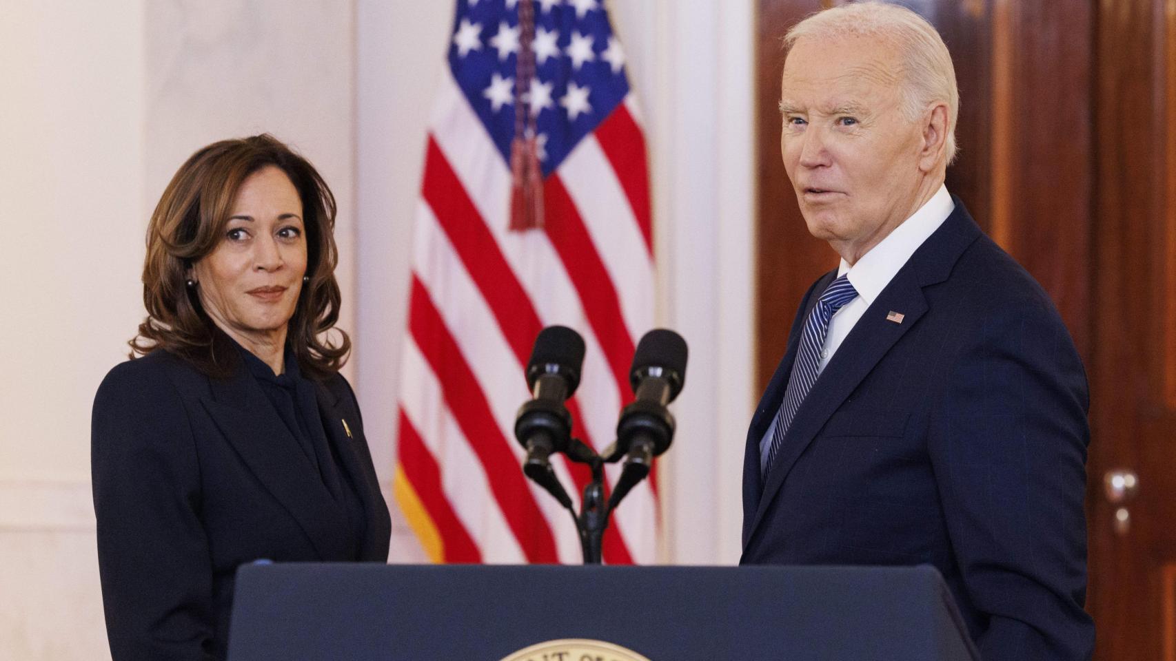 Joe Biden y Kamala Harris juntos, en una imagen de archivo de la Casa Blanca.