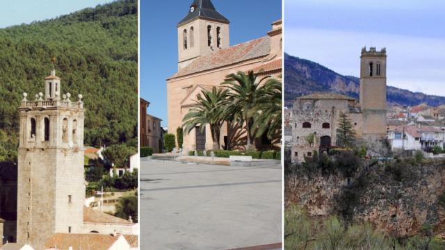 Navamorcuende (Toledo), Torralba de Calatrava (Ciudad Real) y Priego (Cuenca).