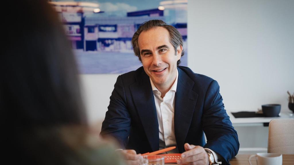 Alfonso Tolcheff, consejero delegado de ING España y Portugal, durante la entrevista con EL ESPAÑOL-Invertia.