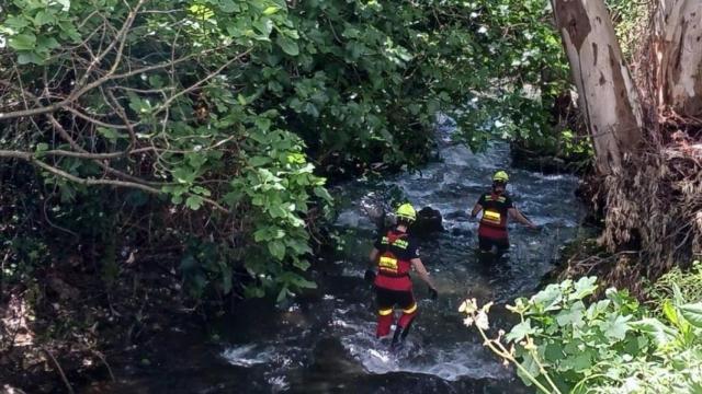 Zona donde ha sido encontrado el cadáver en Ubrique (Cádiz).