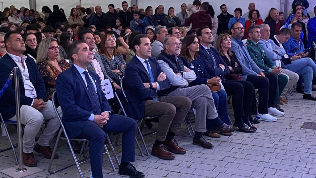 El alcalde de Valdestillas (i) junto a el exalcalde de Valladolid y el presidente de la Diputación de Valladolid