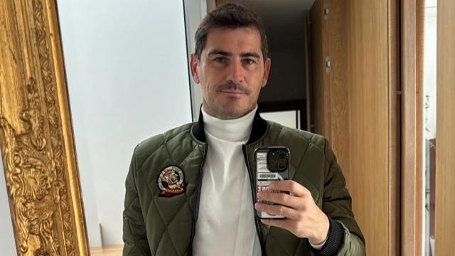 Iker Casillas, en una fotografía publicada en sus redes sociales