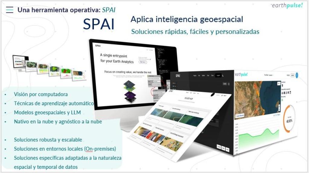SPAI es la solución desarrollada por la startup que aplica IA geoesapacial.