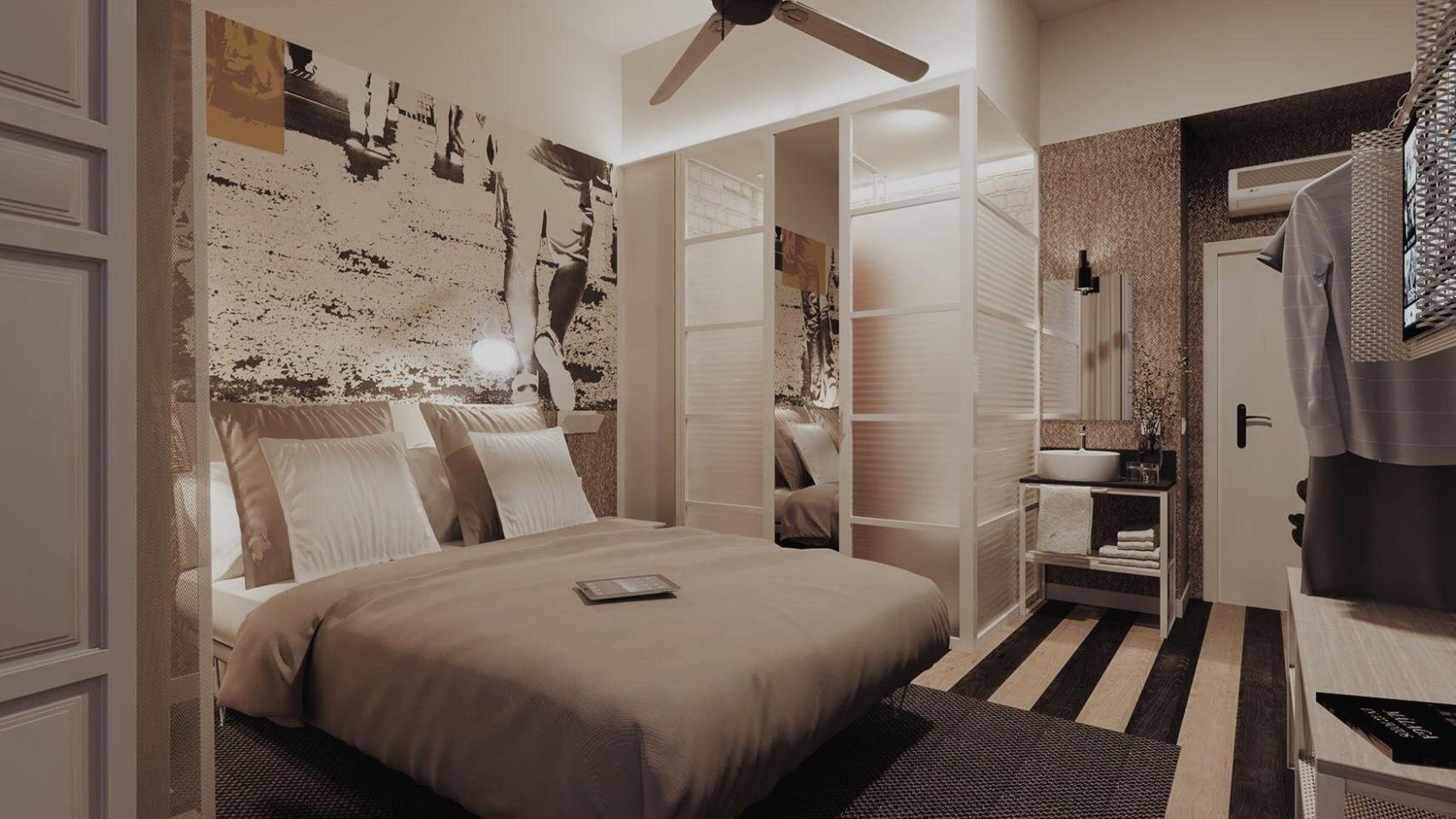 Una habitación de Room00 en Málaga.