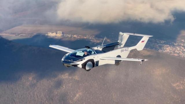 Captura de pantalla del vídeo de demostración del AirCar.
