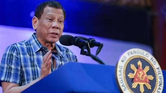 El expresidente de Filipinas Rodrigo Duterte en una imagen de archivo.