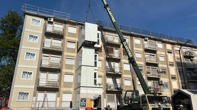 Construcción modular para la rehabilitación de 40 viviendas en Balsas de Ebro Viejo en Zaragoza