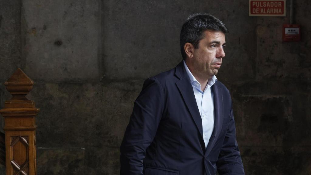 Carlos Mazón, este martes en el Palau de la Generalitat. Rober Solsona / Europa Press
