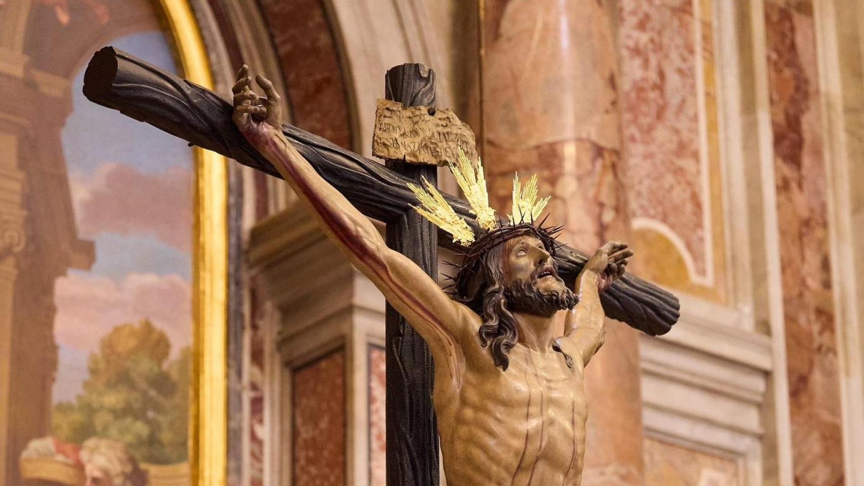 El Cachorro, en la Basílica de San Pedro del Vaticano.