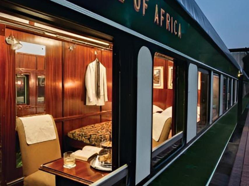 El Rovos Rail permite hacer un safari  muy diferente en el tren más lujoso de África.