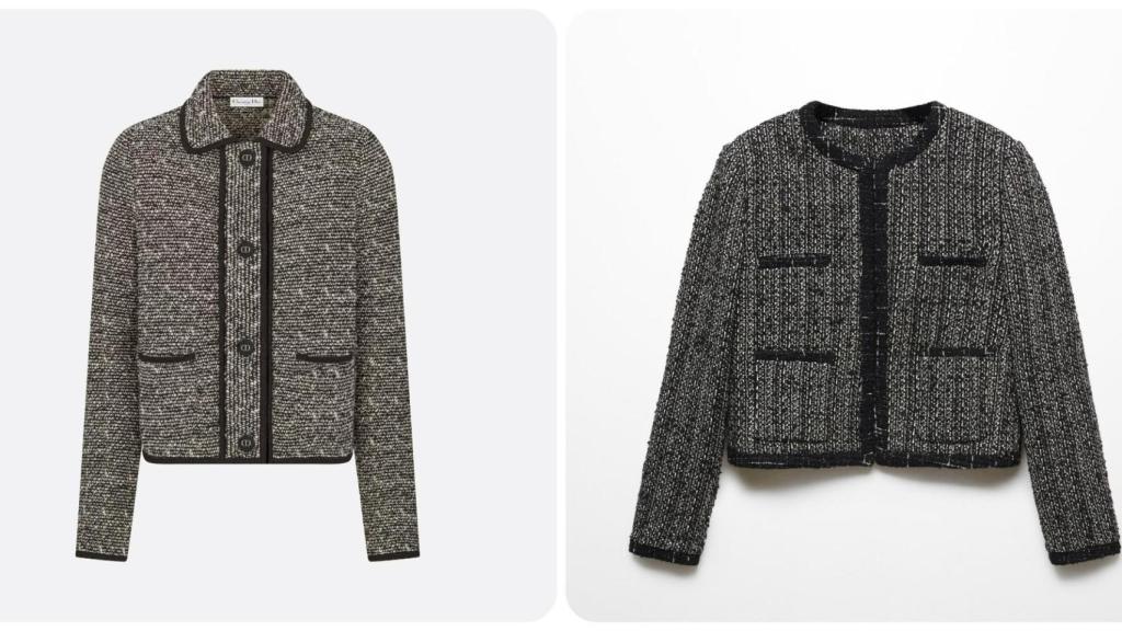 Comparación modelos Dior y Mango.