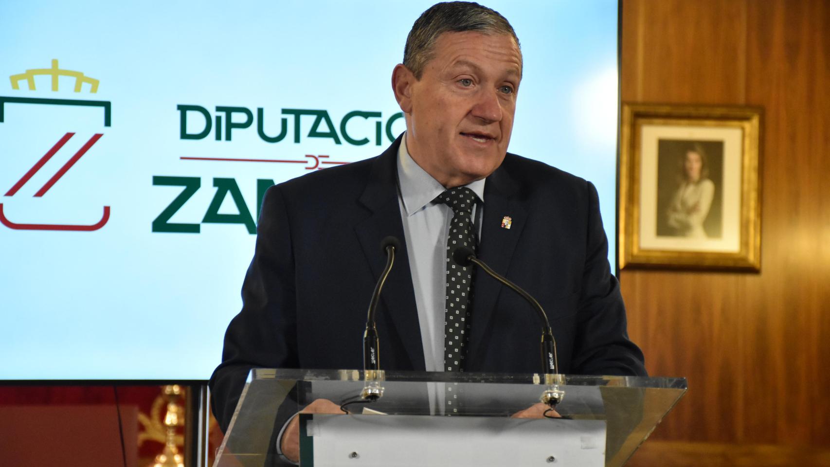 El presidente de la Diputación de Zamora, Javier Faúndez