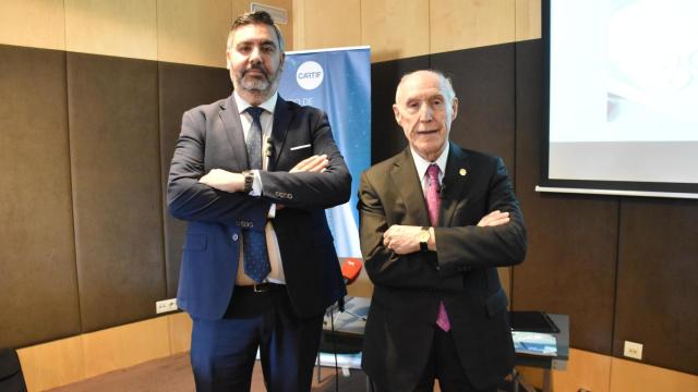José R. Perán, director general, y Sergio Sanz, subdirector general de Cartif