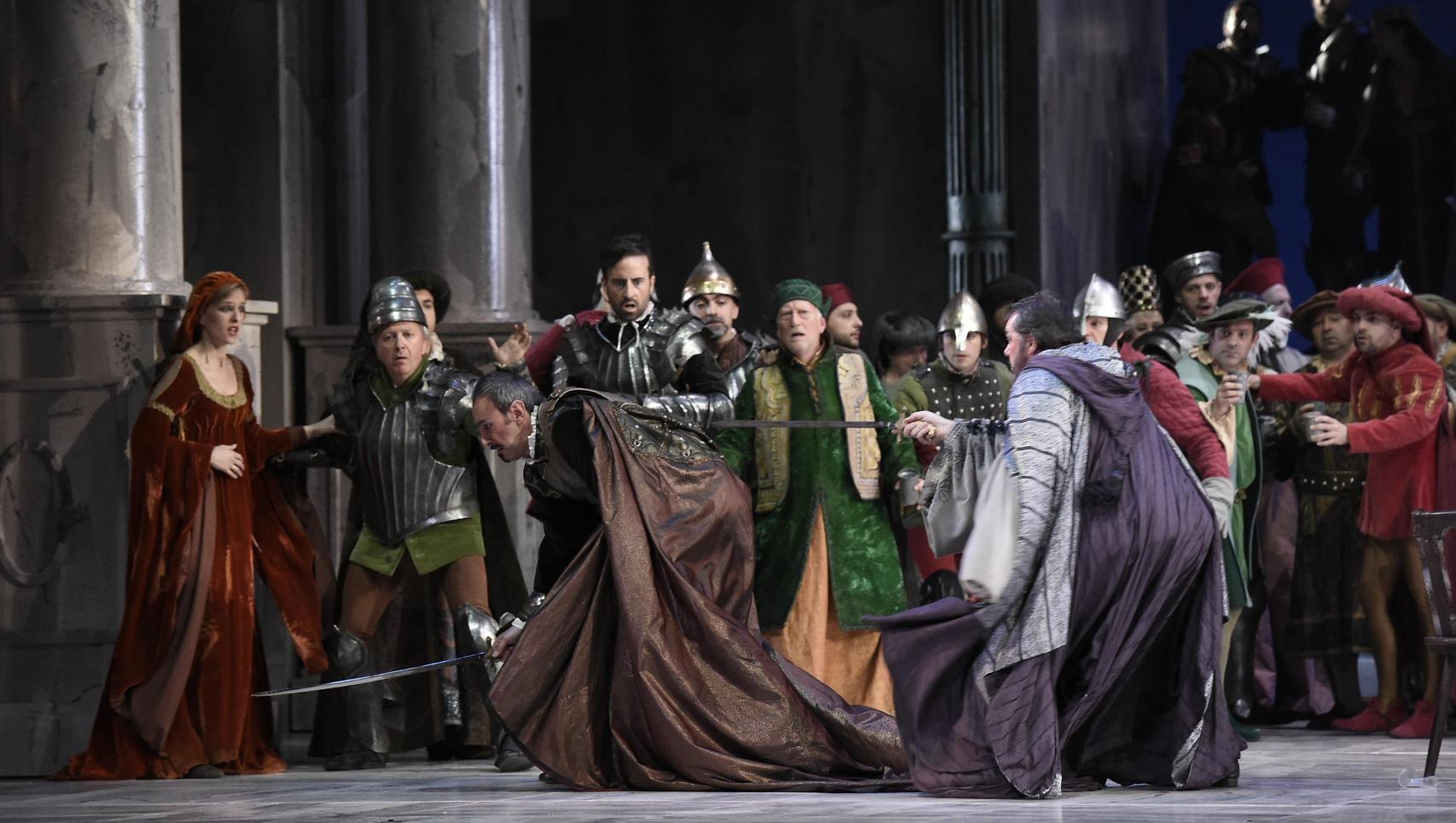 Una escena de la versión de Ignacio García del 'Otello' de Verdi. Foto: Moreno Esquibel