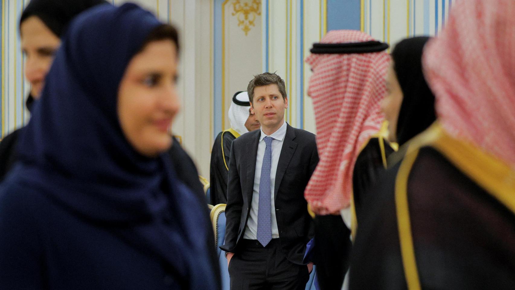 Sam Altman, creador de ChatGPT, en la visita oficial de Trump a Riad.