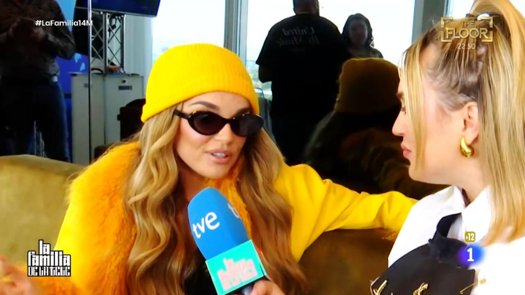 Melody en 'La familia de la tele'.