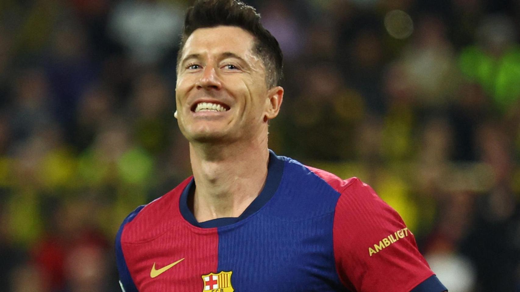 Lewandowski, con el Barça