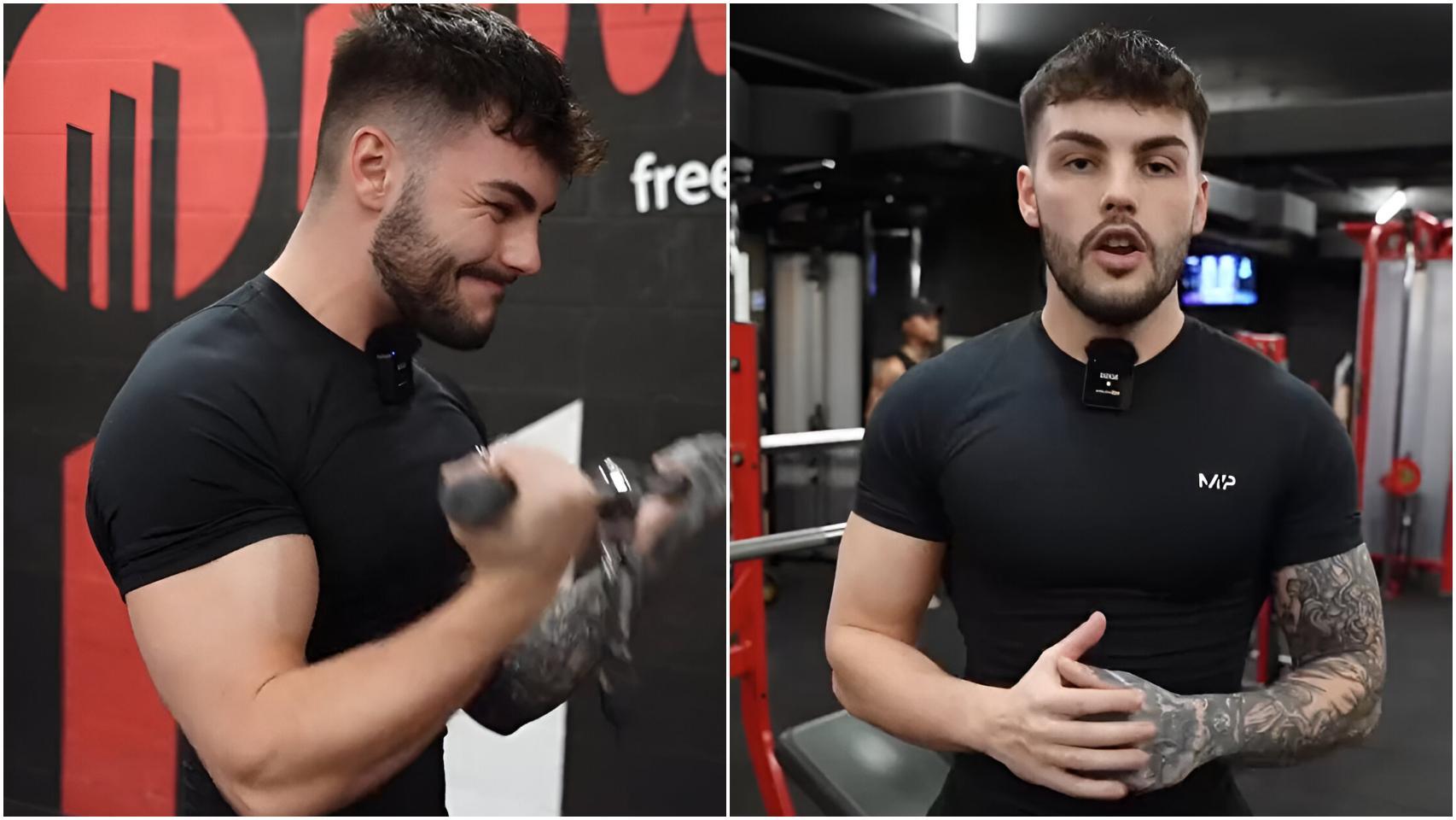 Borja Yus en un vídeo de TikTok.