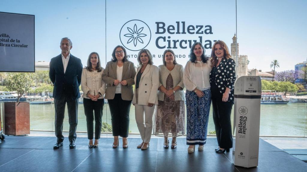 Presentación del proyecto 'Belleza Circular', en Sevilla.
