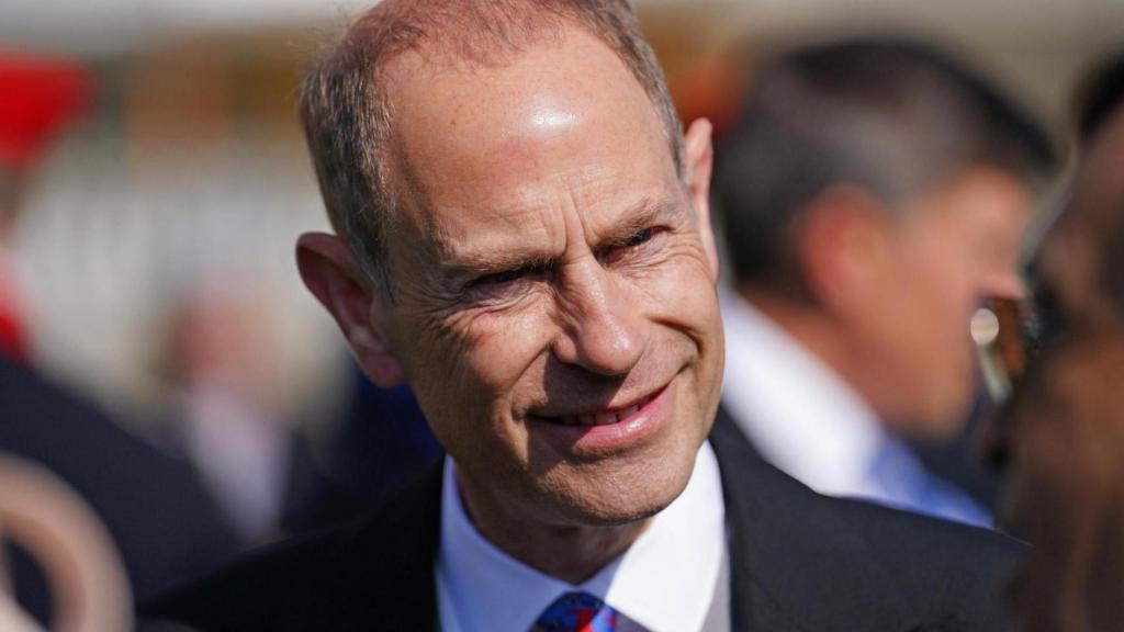 El príncipe Eduardo, en un acto en Buckingham en 2024.