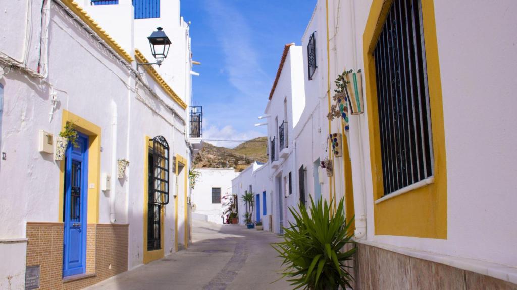 Una calle de Níjar.