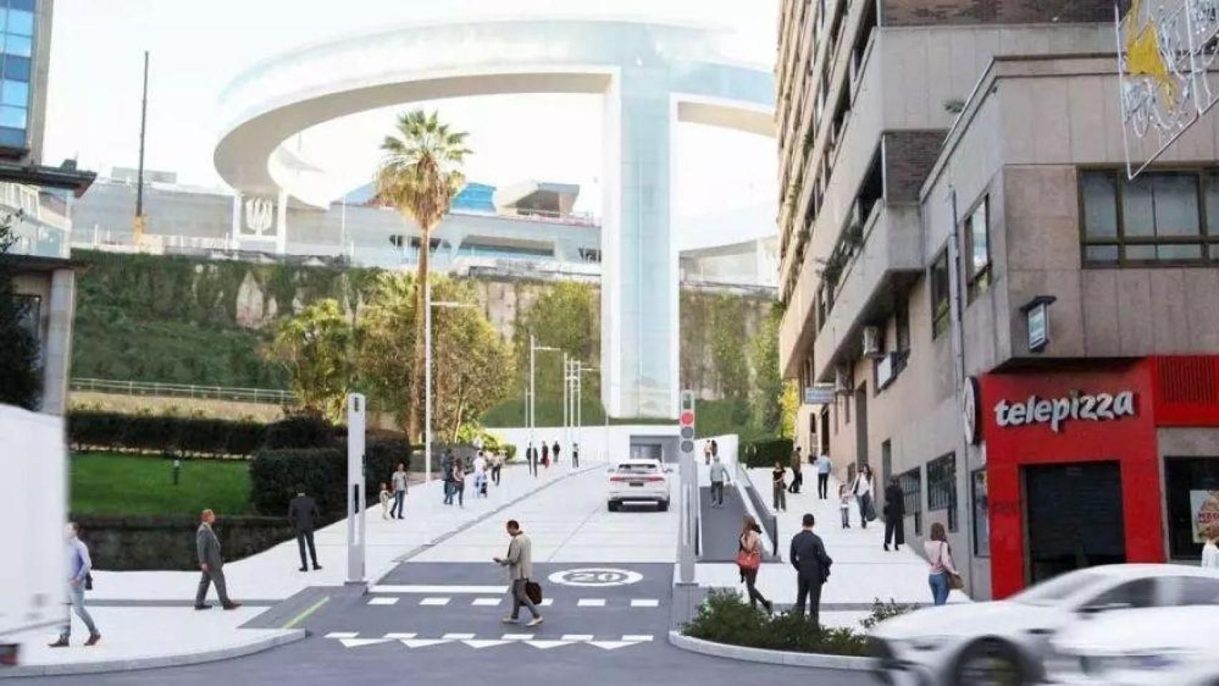 Infografía de la obra.