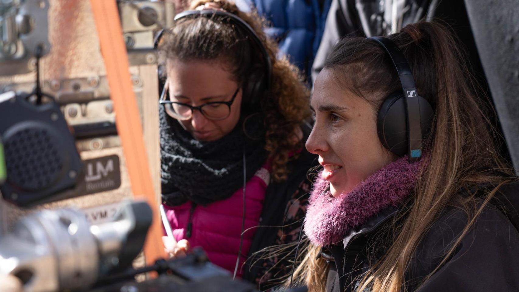 Gala Gracia, durante el rodaje de 'Lo que queda de ti'