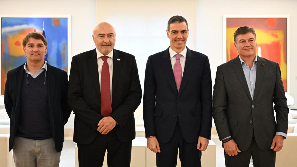 Manuel de la Rocha, José María Torres, Pedro Sánchez y Antoni Cañete.