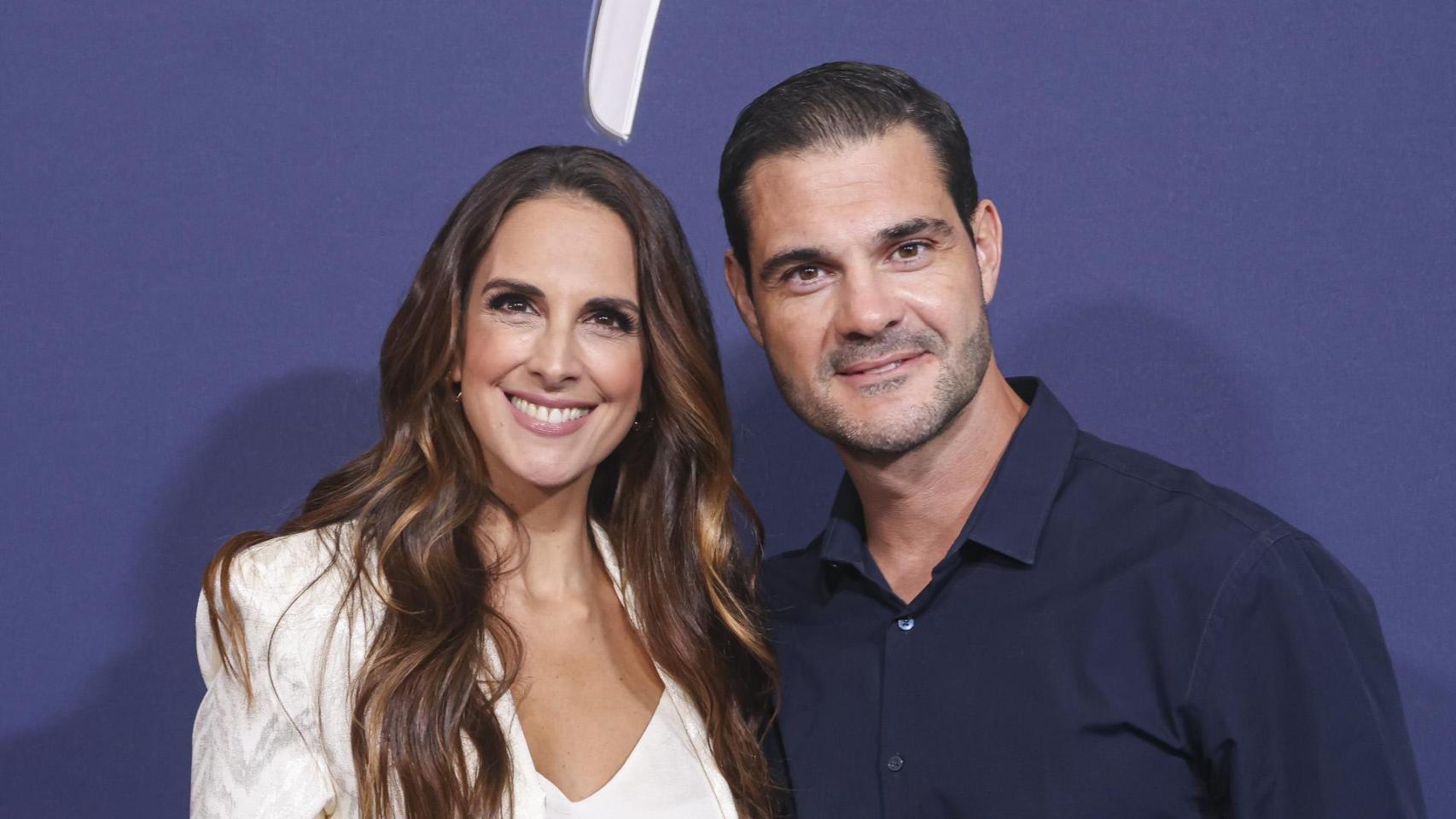 Nuria Fergó y Juan Pablo Lauro, en un acto público en Madrid en septiembre de 2023.