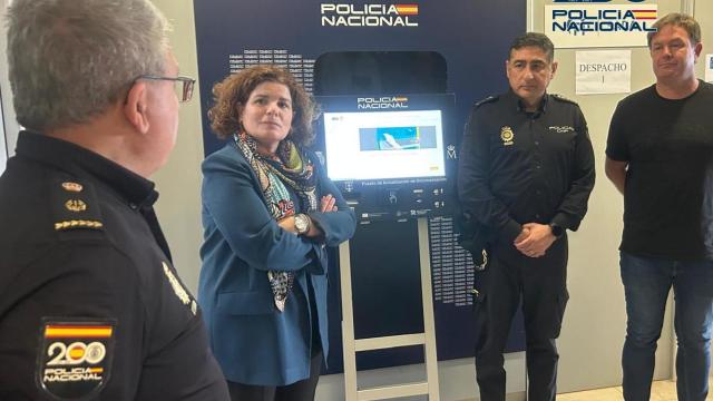 Instante de la presentación.