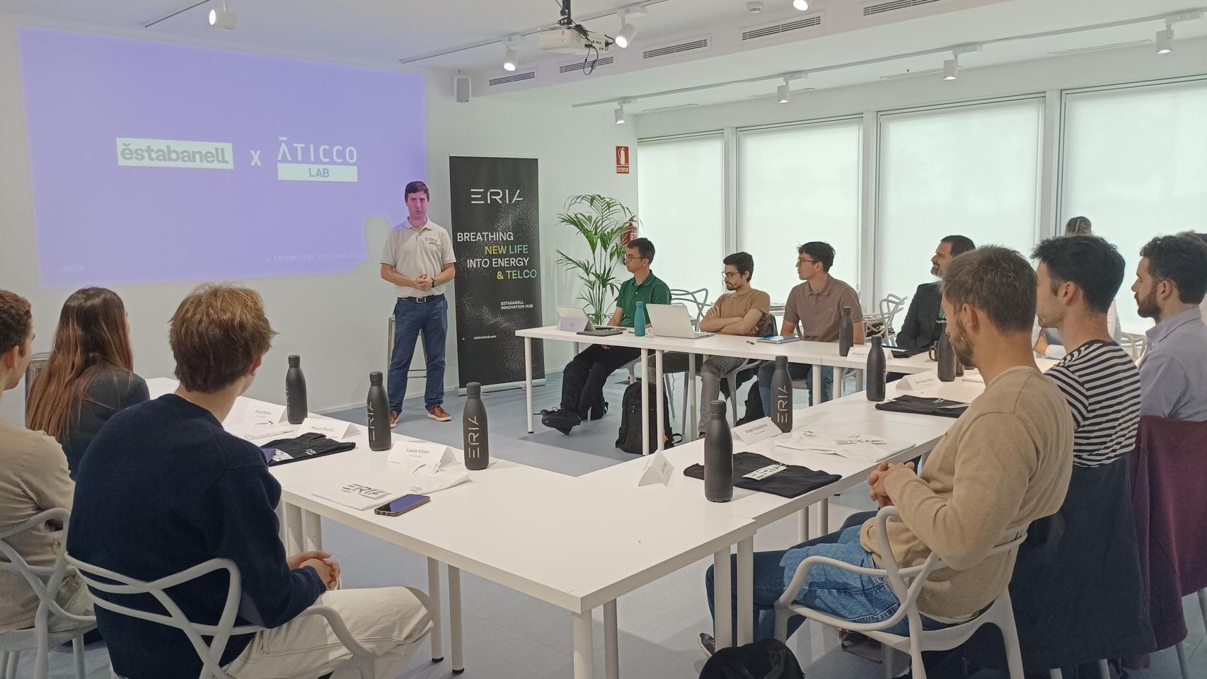 Emprendedores durante una 'bootcamp' de ERIA en una imagen de archivo.