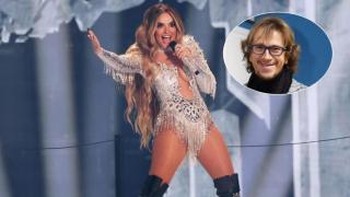 La cantante Melody en Basilea en Eurovisión 2025 el pasado 17 de mayo.