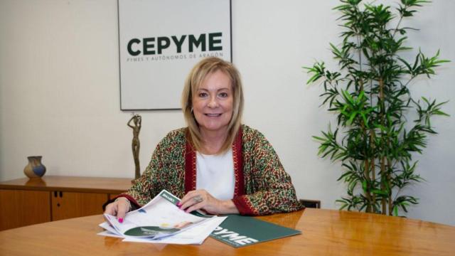 María Jesús Lorente, presidenta de Cepyme Aragón.