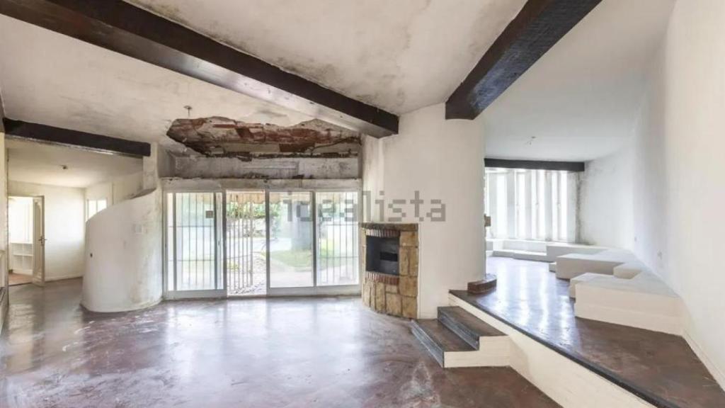 Imagen del interior de la vivienda que perteneció a Teresa Rabal durante 40 años.