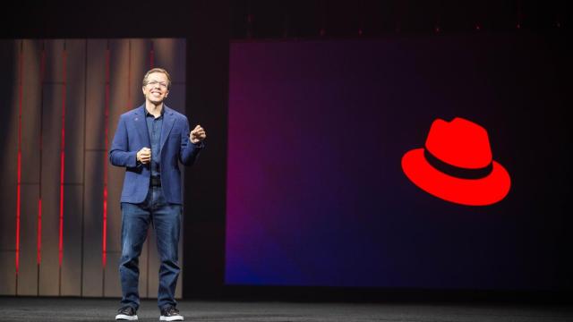 Matt Hicks, CEO de Red Hat, durante el Summit de esta semana.