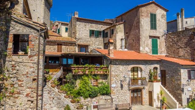 Capalbio, la Maremma toscana, Italia.