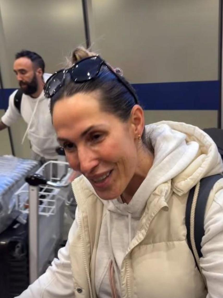 La imagen de Malú y Ángel llegando a Chile, hace unas semanas.