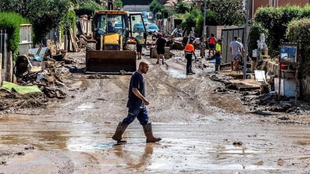 Inundaciones en Cobisa (Toledo) en septiembre de 2021.