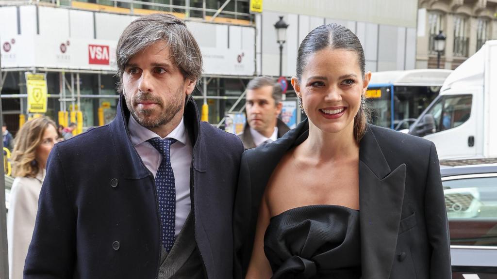 Isabelle Junot y Álvaro Falcó, en una fotografía realizada en Madrid en febrero de 2024.