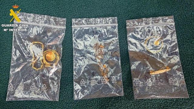 Parte de las joyas robadas.