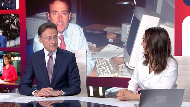 Matías Prats y Mónica Carrillo en 'Antena 3 Noticias Fin de Semana'.