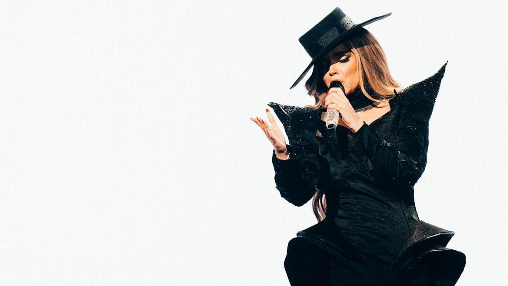 Melody, en su actuación en Eurovisión 2025.