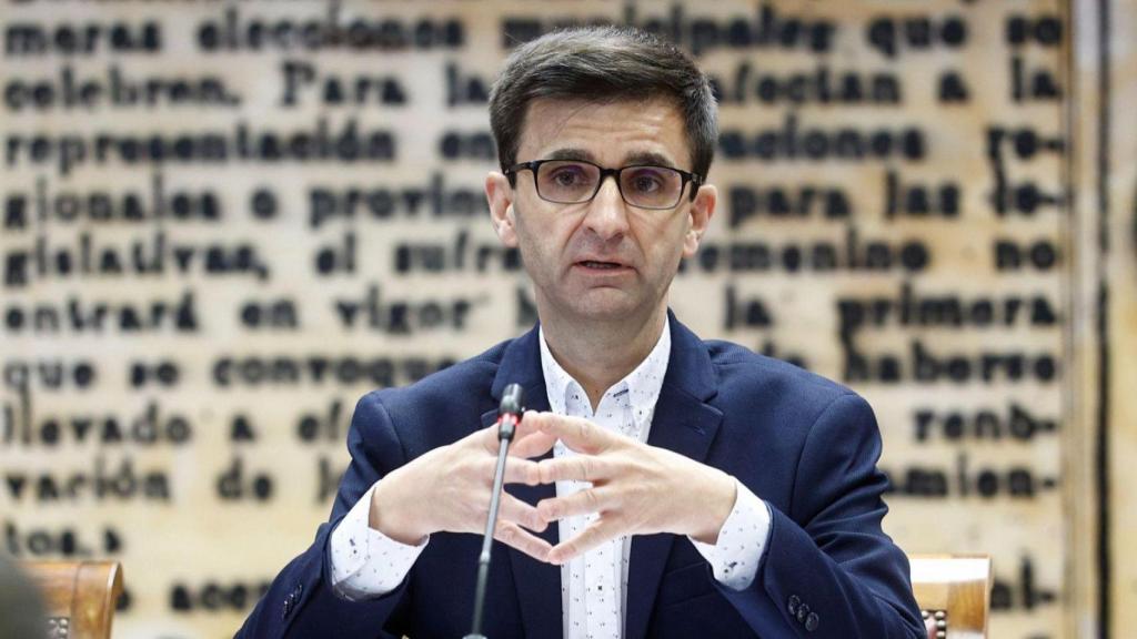 José Pablo López en su comparecencia en la comisión de control parlamentario de RTVE.