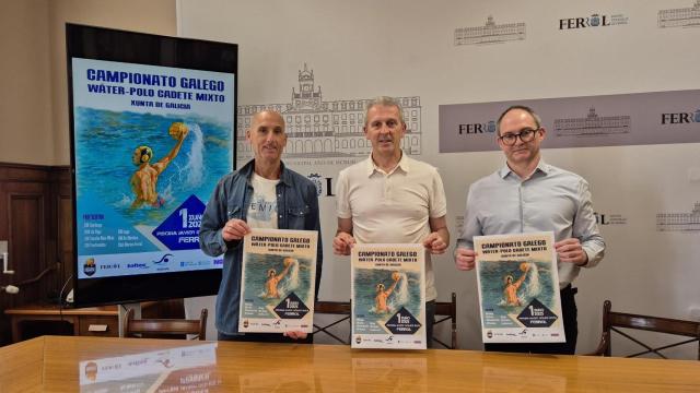 Presentación del Campeonato Gallego de weaterpolo cadete mixto en Ferrol.